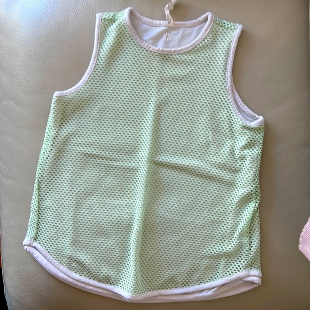Athleta girls active net tank top